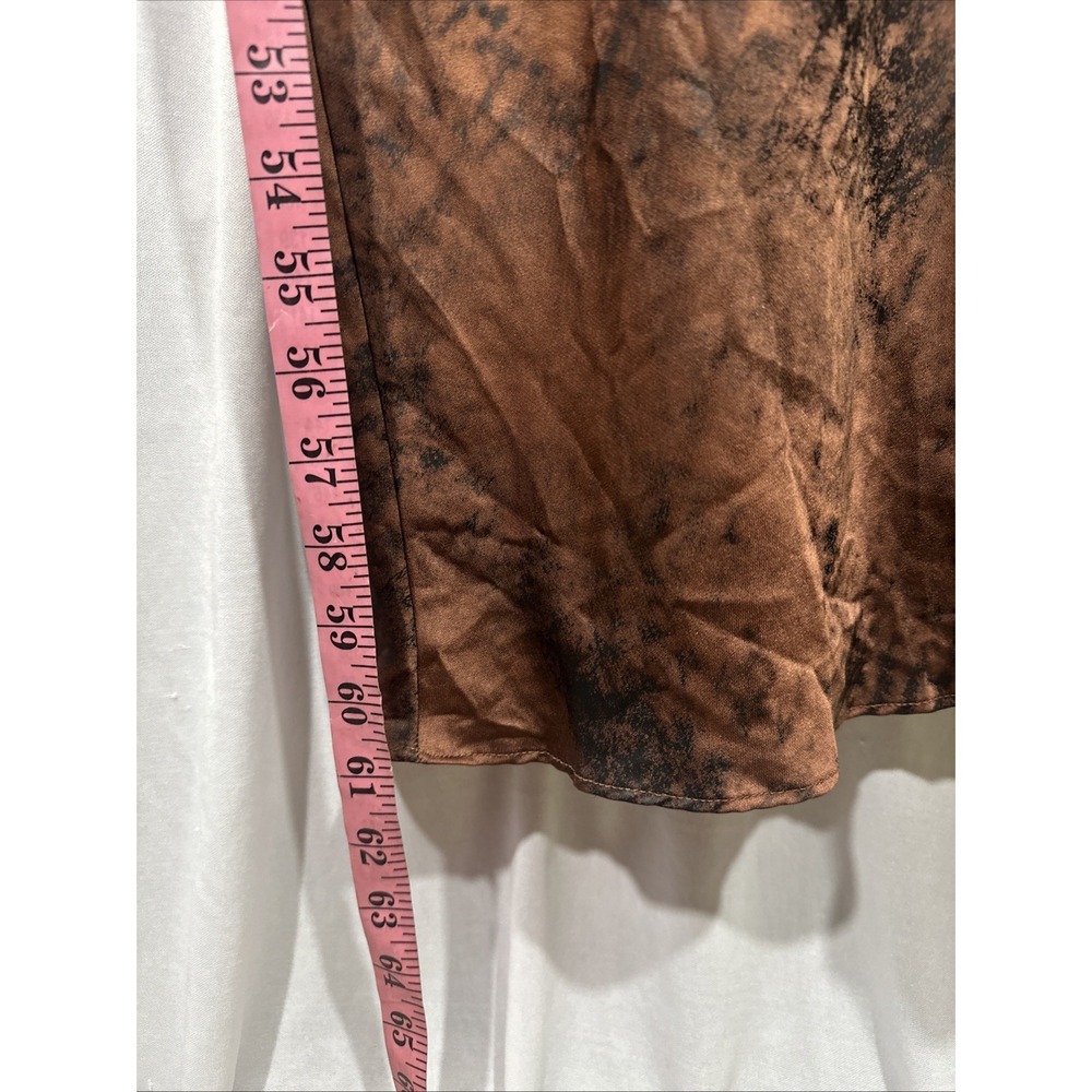 NEW $269 House‎ of CB [ Small ] ALAINA Antique Copper Bias Cut Maxi Dress 7064 - Picture 9 of 16